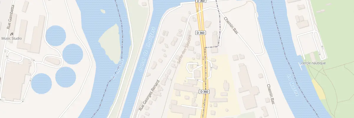 Plan du 7 Rue Georges Renard à Meaux