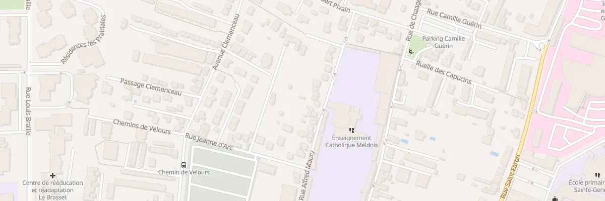 Plan du 67 Rue Alfred Maury à Meaux