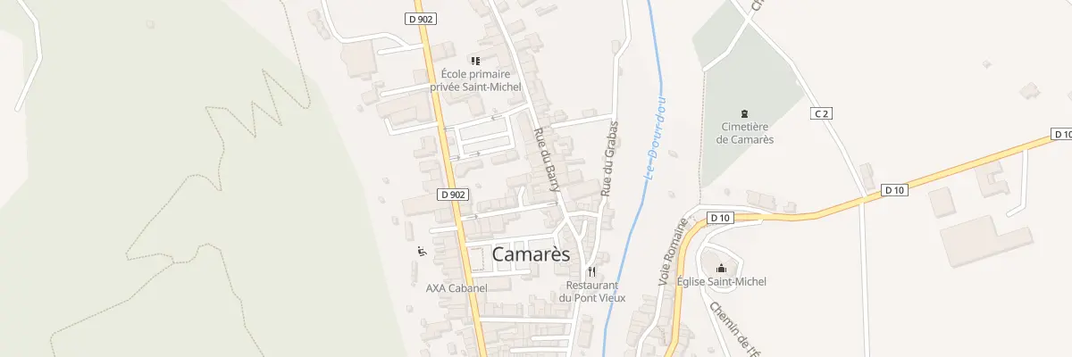 Plan du 19 Rue du Barry à Camarès