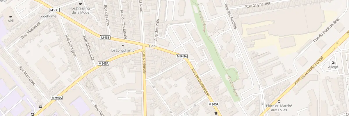 Plan du 99 Rue de Dunkerque à Armentières