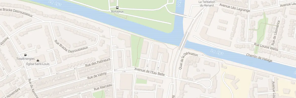 Plan du 14 All de la Belle Onde à Armentières
