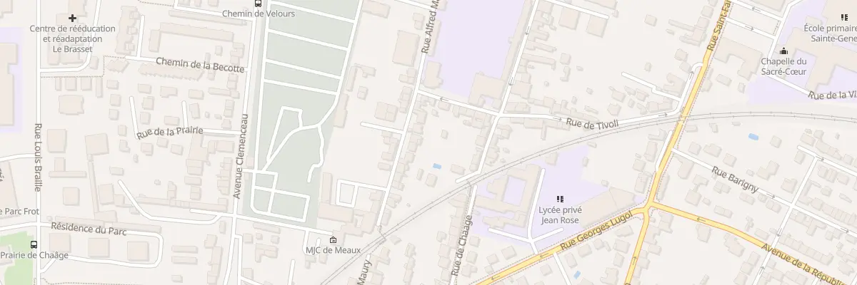 Plan du 32 Rue Alfred Maury à Meaux
