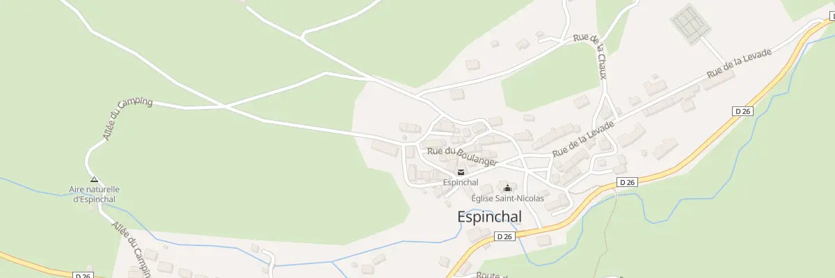 Plan du 5018 Espinchal à Espinchal
