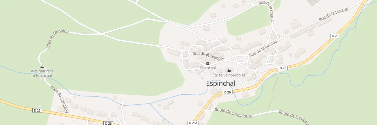 Plan du 5013 Espinchal à Espinchal