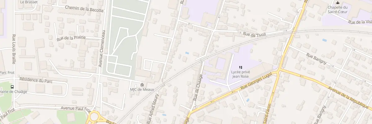 Plan du 23B Rue de Chaage à Meaux