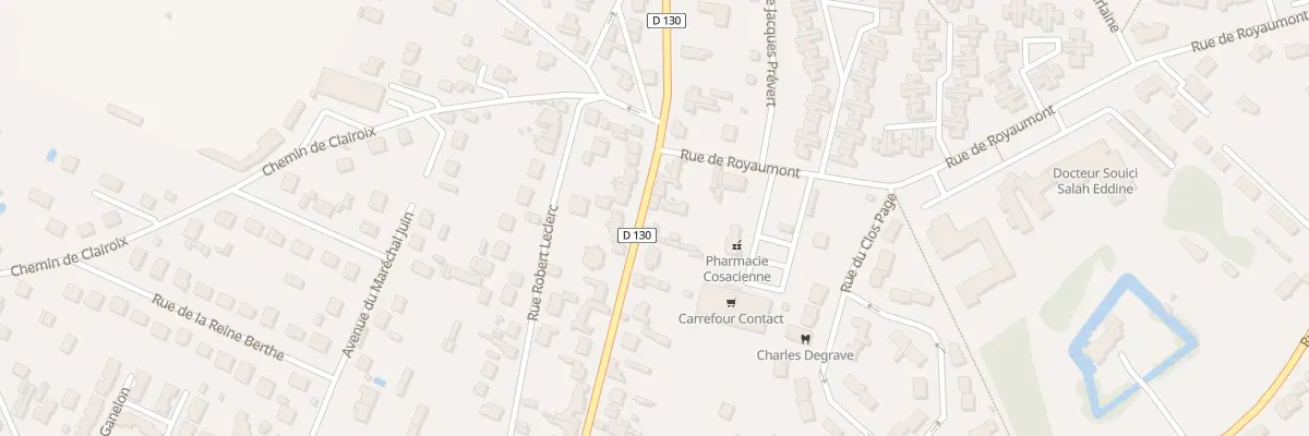 Plan du 398 Rue Georges Clémenceau à Choisy-au-Bac