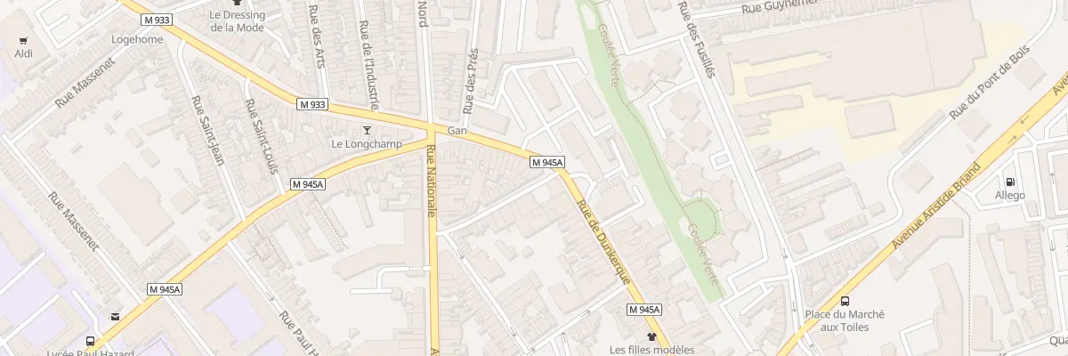 Plan du 95 Rue de Dunkerque à Armentières