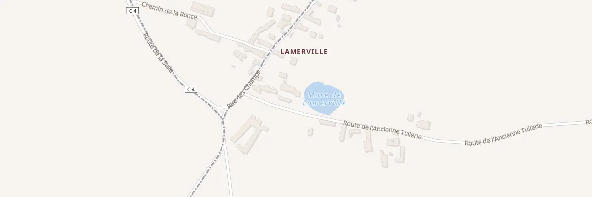 Plan du 20 Rte de l’Ancienne Tuilerie à Pers-en-Gâtinais