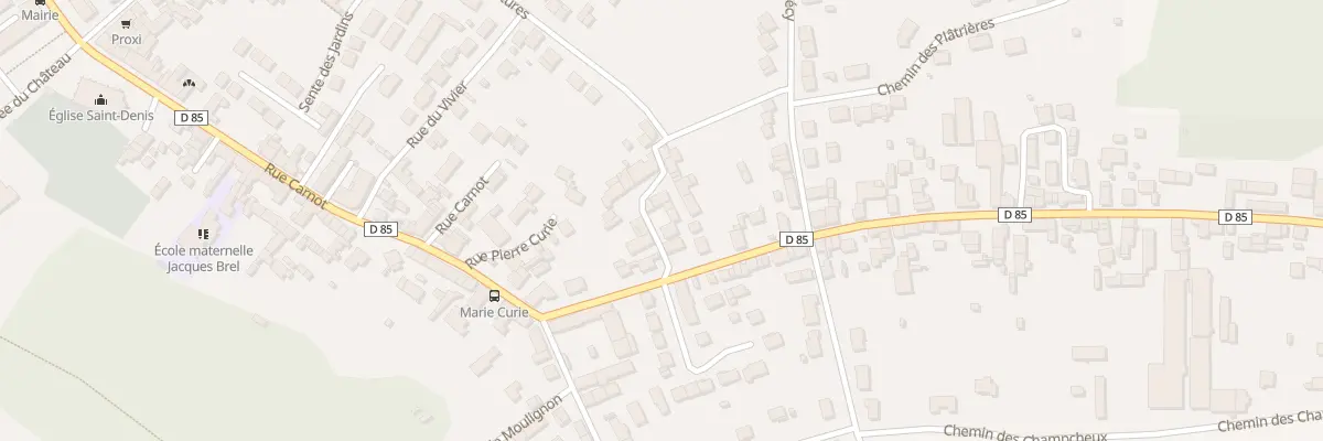 Plan du 6 Rue Gambetta à Quincy-Voisins