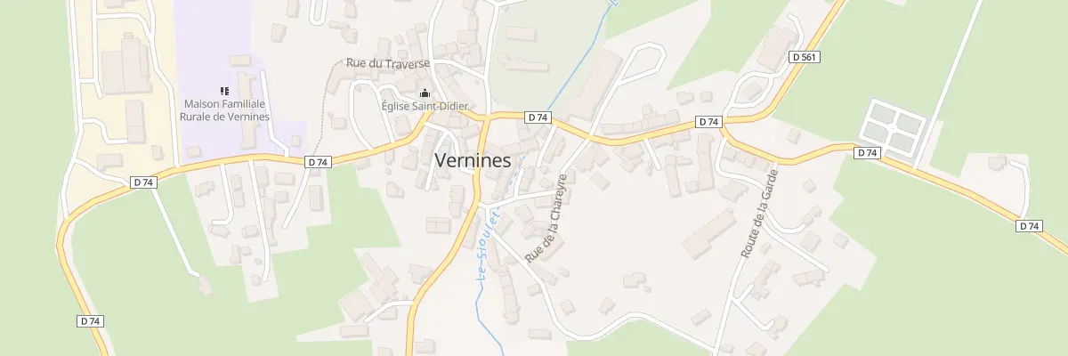 Plan du 5034 Bourg de Vernines à Vernines
