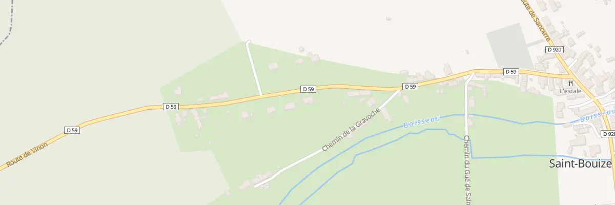 Plan du 27 Rte de Vinon à Saint-Bouize