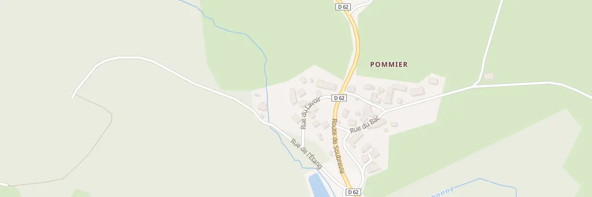 Plan du 5335 Pommier à Chapdes-Beaufort