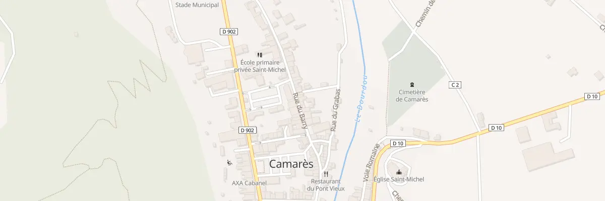 Plan du 32 Rue du Barry à Camarès