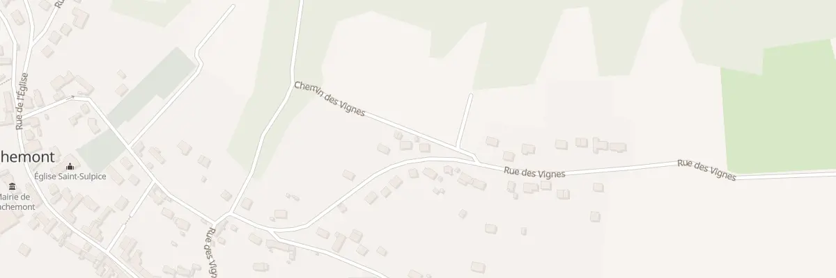 Plan du 23 Rue des Vignes à Machemont