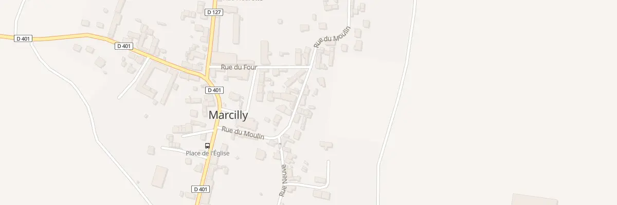 Plan du 16 Rue du Moulin à Marcilly