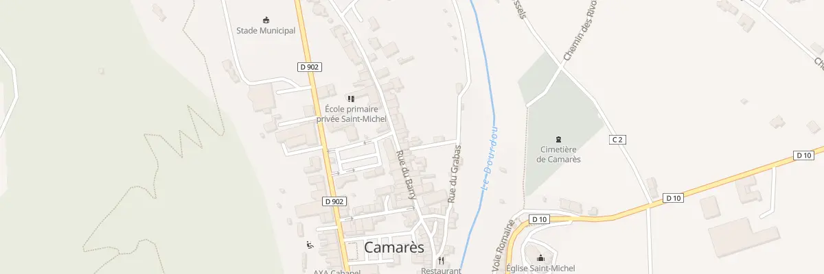 Plan du 42 Rue du Barry à Camarès