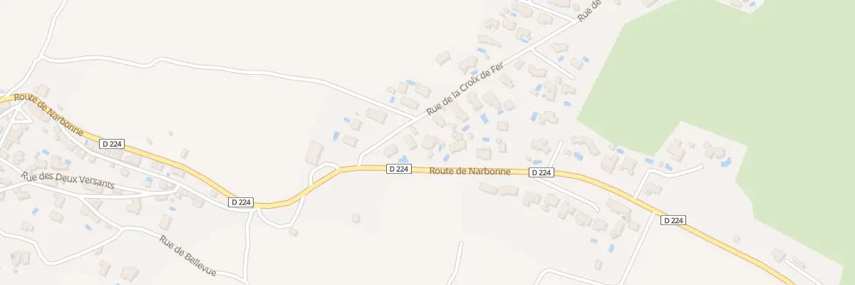 Plan du 6 Rue de la Croix de Fer à Bizanet