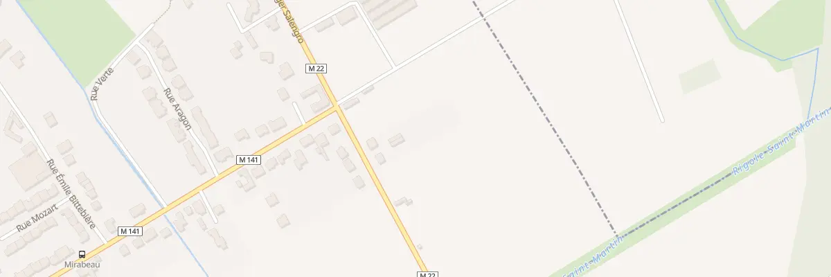 Plan du 36 Rue Roger Salengro à Hantay