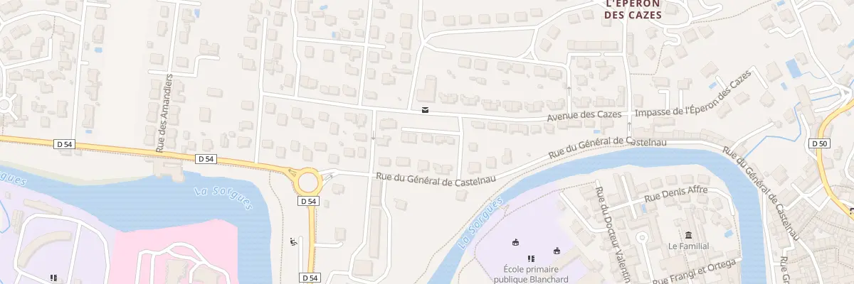 Plan du 27 Av des Cazes à Saint-Affrique