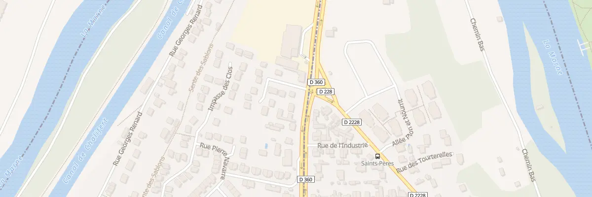 Plan du 1 Rue des Saints Pères à Meaux