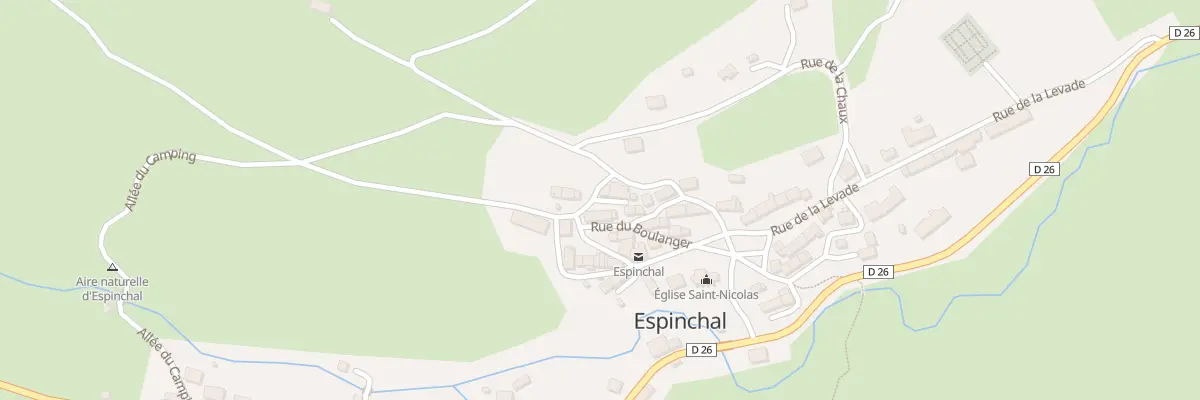 Plan du 5024 Espinchal à Espinchal