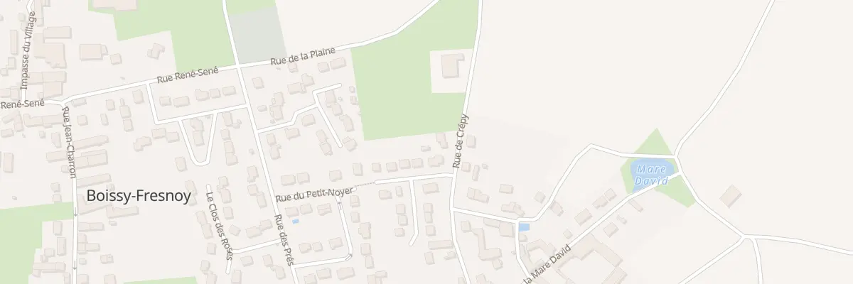 Plan du 25 Rue de Crepy à Boissy-Fresnoy