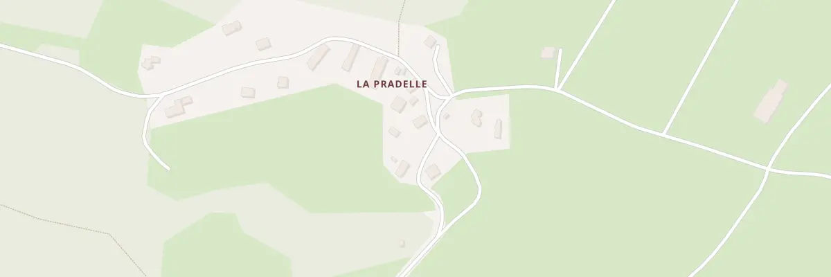 Plan du 3 Vge de la Pradelle à Vitrac