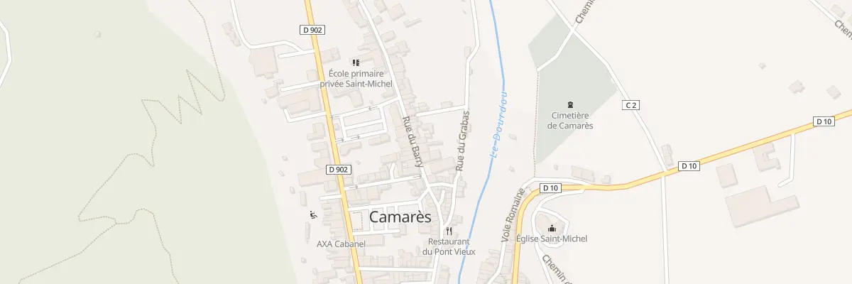 Plan du 24 Rue du Barry à Camarès