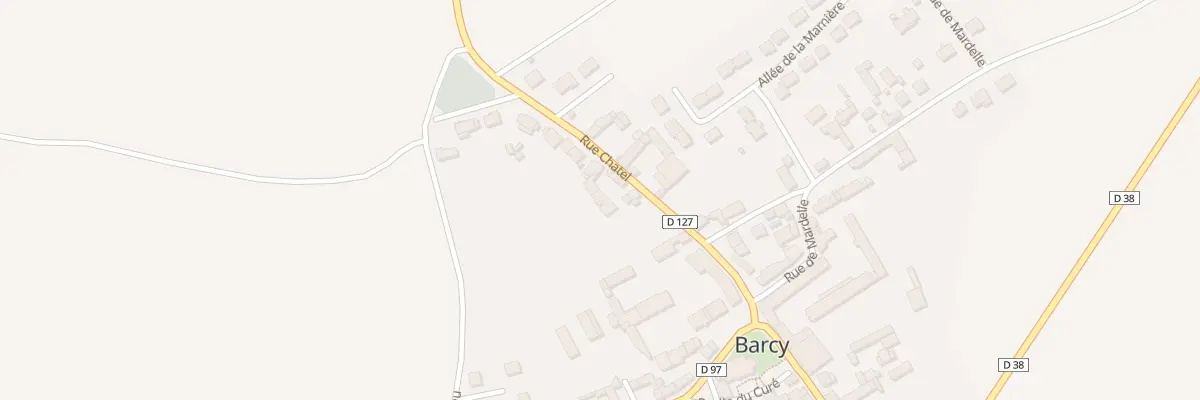 Plan du 7 Rue Chatel à Barcy