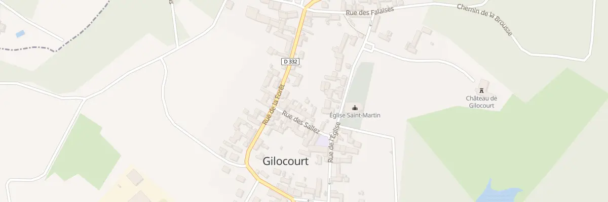 Plan du 23 Rue des Sallez à Gilocourt
