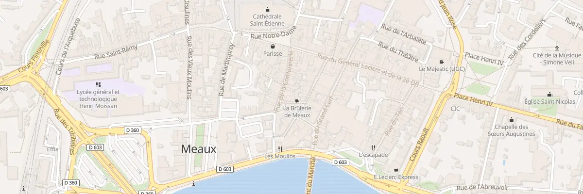 Plan du 8 Rue Saint Christophe Petite à Meaux
