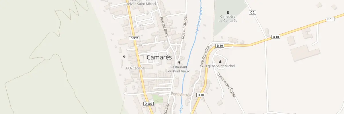 Plan du 7A Rue du Barry à Camarès