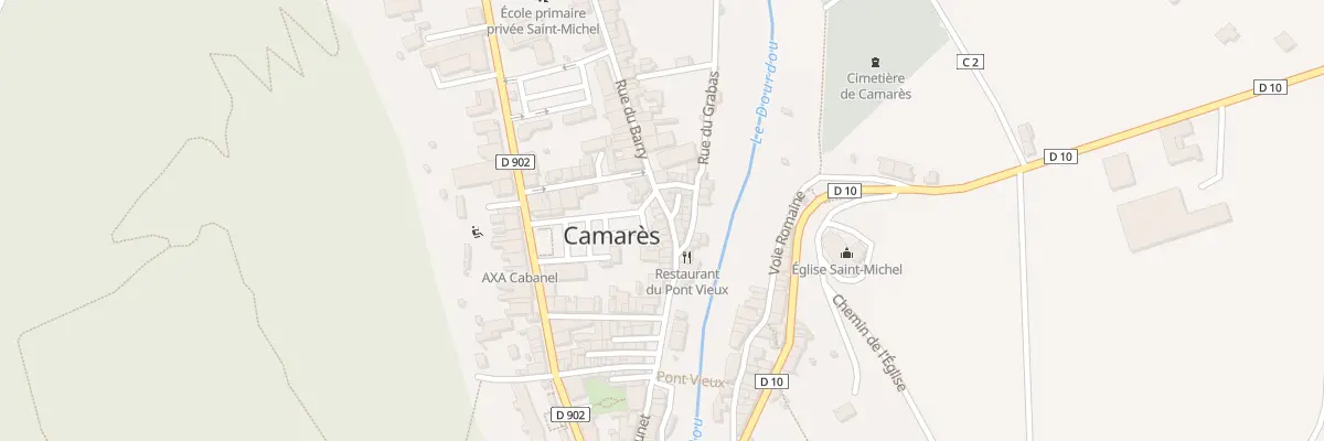 Plan du 11 Rue du Barry à Camarès