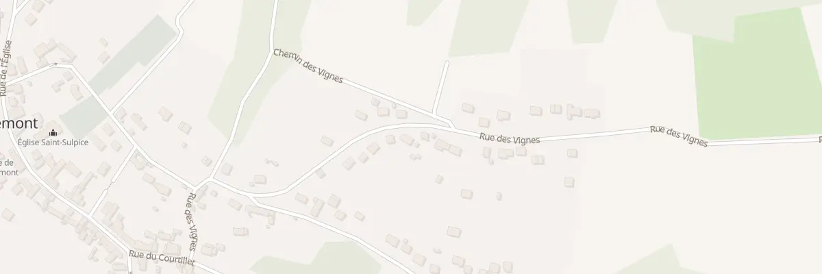 Plan du 16B Rue des Vignes à Machemont
