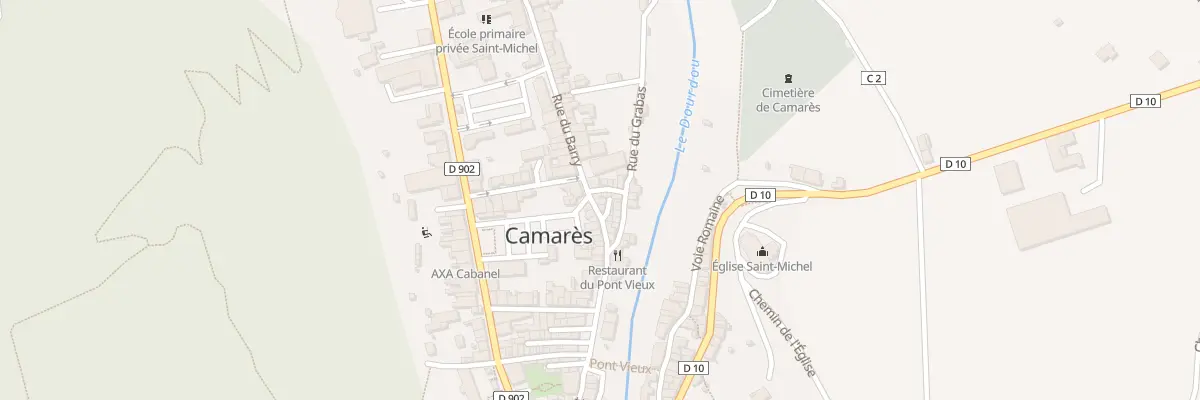Plan du 14 Rue du Barry à Camarès