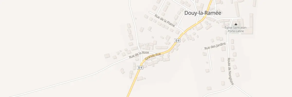 Plan du 2B Rue de la Rose à Douy-la-Ramée