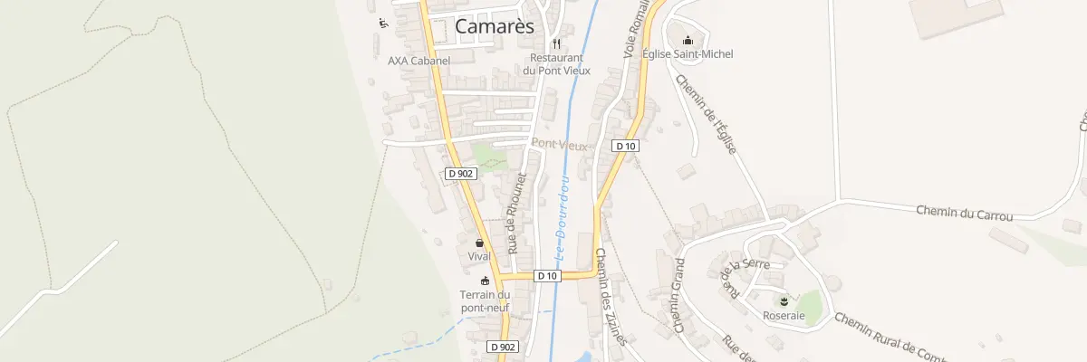 Plan du 2 Quai du Pont Vieux à Camarès