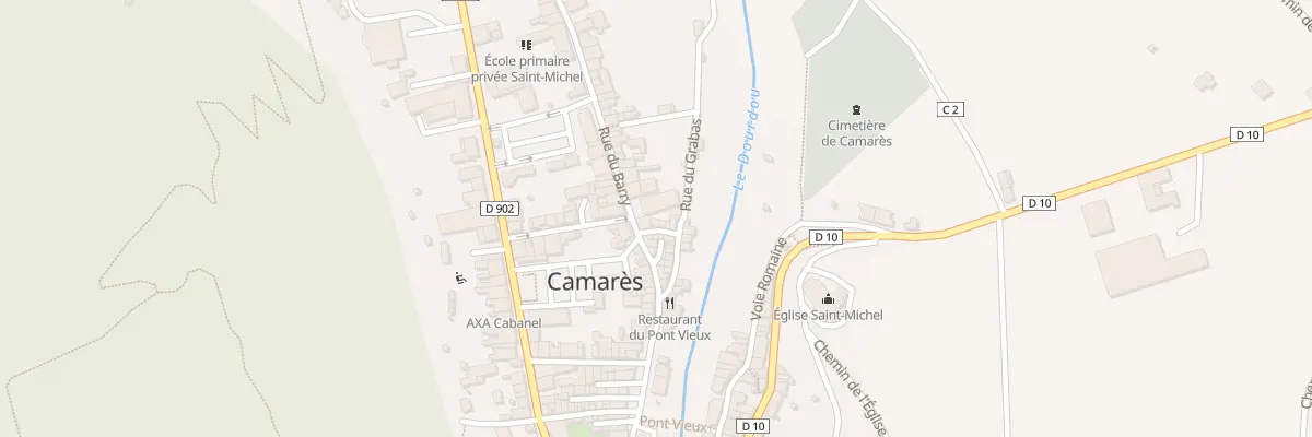 Plan du 16 Rue du Barry à Camarès
