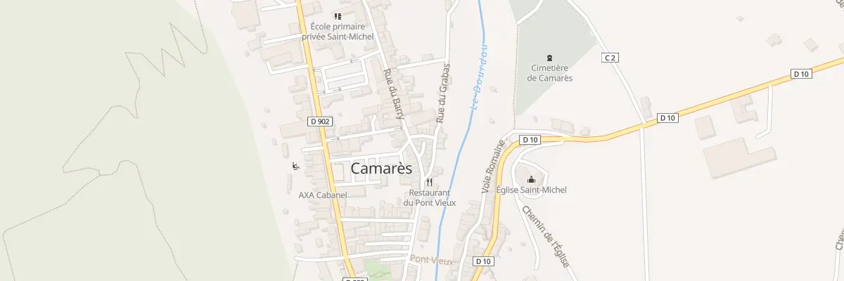 Plan du 3 Tra du Grabas à Camarès