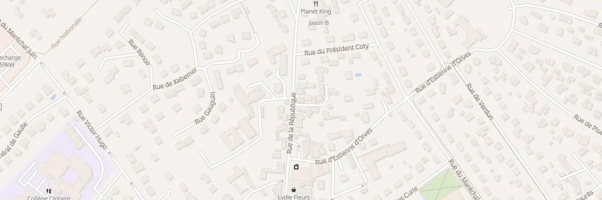 Plan du 106 Rue de la République à Thourotte