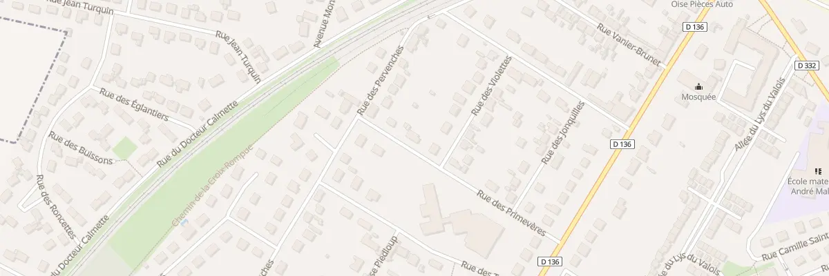 Plan du 4B Rue Pierre Marie Curie à Crépy-en-Valois