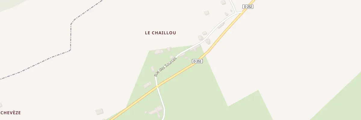 Plan du 6 Chaillou du Haut à Feux