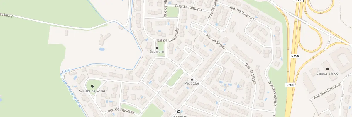 Plan du 25 Rue d’Alicante à Perpignan
