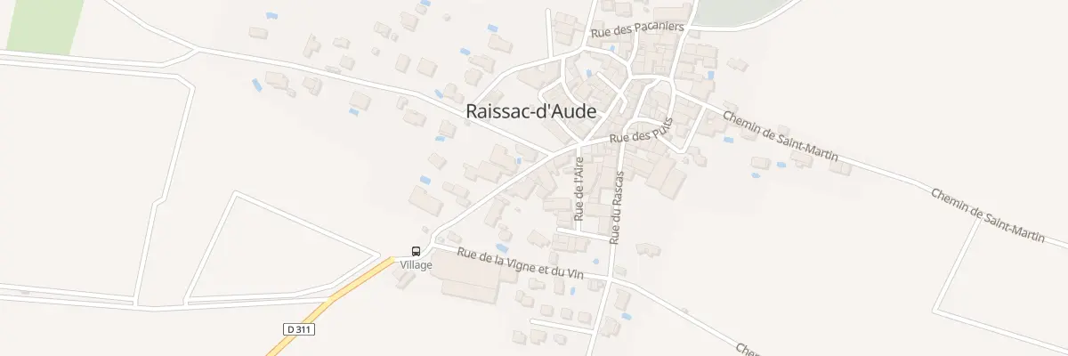 Plan du 8 Rue de la République à Raissac-d’Aude