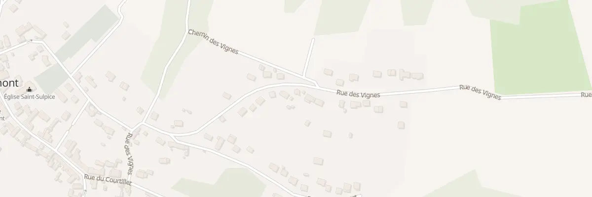 Plan du 16 Rue des Vignes à Machemont