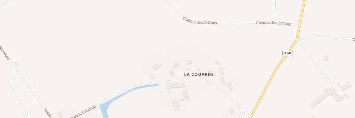 Plan du 238 Che de la Couarde à Neuvy-sur-Loire