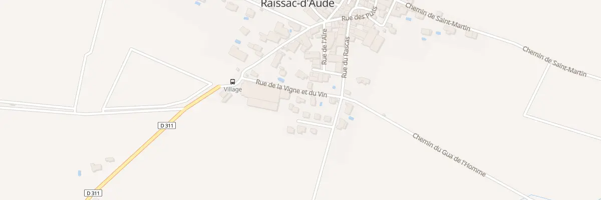 Plan du 6 Rue de la Vigne et du Vin à Raissac-d’Aude