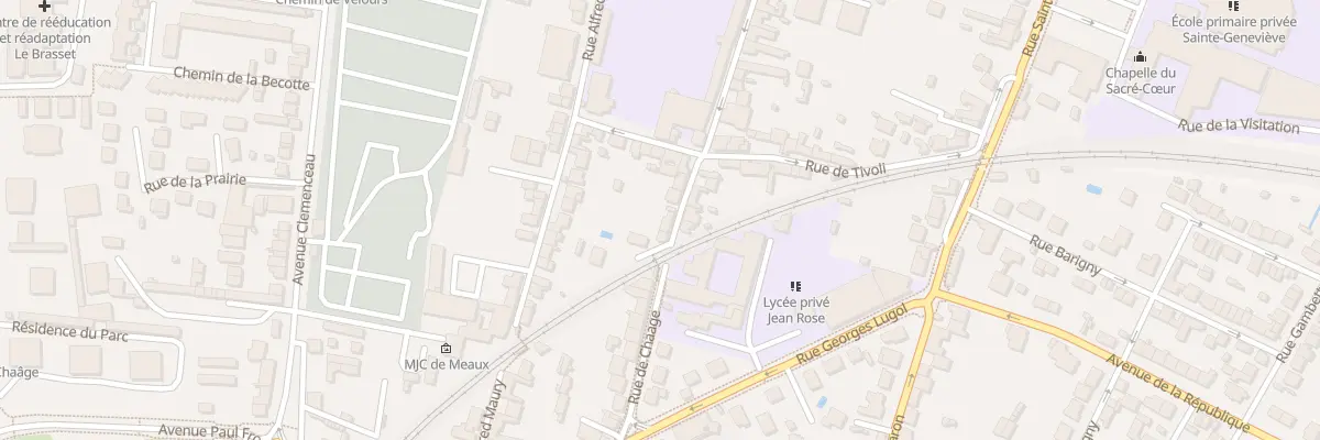 Plan du 29 Rue de Chaage à Meaux