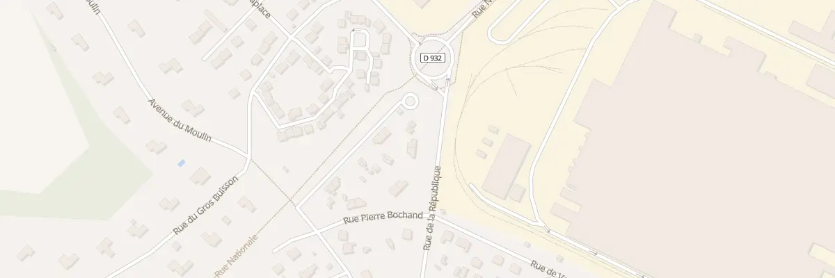 Plan du 109 Rue de la République à Thourotte