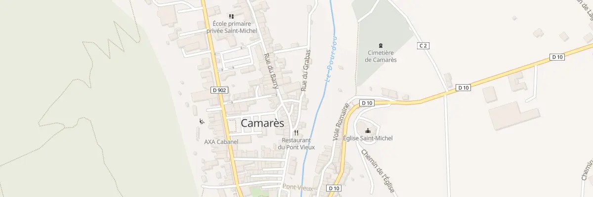 Plan du 2 Tra du Grabas à Camarès